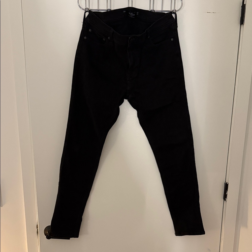 Hollister Men's Skinny Jeans - Black